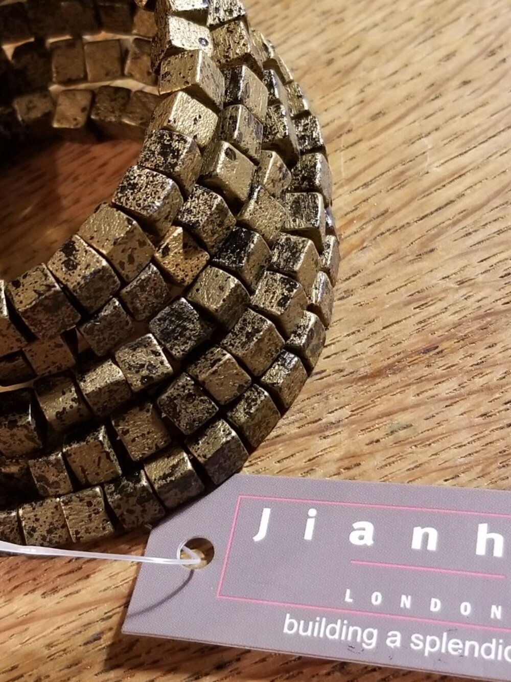 JIANHUI of London wood wrap bracelets - 3 nwt - Picture 3 of 8